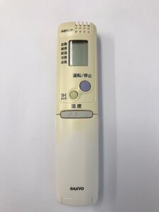 【電池付き】★中古★三洋電機(SANYO)　RCS-AR1　エアコン　エアコンリモコン　クーラー　クーラーリモコン