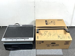 HITACHI HT-H6K IH クッキングヒーター 3口 コンロ ビルドインタイプ 単相200V 日立 【現状品】