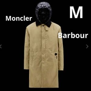 MONCLER Barbour Barraトレンチコート カーキ M