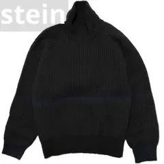 定価4.5万stein THICK WALE RIB HIGHKNIT Mニット