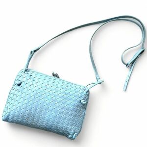 BOTTEGA VENETA ボッテガヴェネタ◆イントレチャート◆ショルダーバッグ ノディーニ ラムレザー クロスボディ 斜めがけ