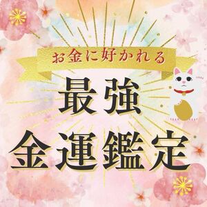 【まもなく値上げ早い者勝ち】金運アップ鑑定潜在意識書き換えブロック解除霊視宝くじ高額当選鑑定書郵送