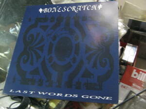 BONESCRATCH ボーンスクラッチ / LAST WARDS GONE LP Black Film Dance Discotortion 