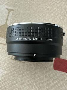 レイクォール RAYQUAL マウントアダプター LR-FX レンズライカR 、ボディ フジFX 日本製