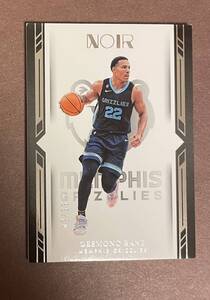 2022-23 Panini Noir Basketball Base Icon Edition Desmond Bane /99　Grizzlies NBAカード