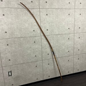 在銘 竹弓 弓道 和弓 全長約224cm 重量620g　031911w/T18（260）