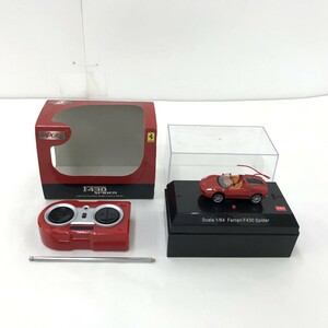 □【同梱可】【60】ジャンク品 MEIJIAXIN TOYS Ferrari F430 Spider フェラーリ ミニラジコン 1/64