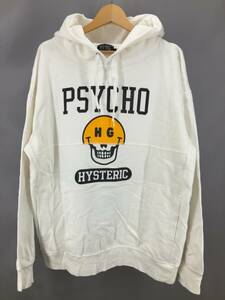 ★ HYSTERIC GLAMOUR ヒステリックグラマー フーディ パーカー 02213cf07 サイズL ホワイト 通年