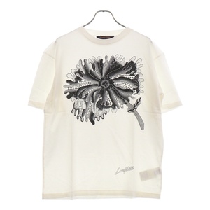 LOUIS VUITTON ルイヴィトン 23SS ×草間彌生 サイケデリックフラワー クルーネック半袖Tシャツ RM231H NPG HOY37W ホワイト