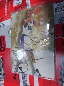 】Fleer 1998-99 Skybox Autographics】Ervin Johnson●Auto 