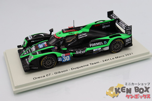 USED S=1/43 Spark スパーク S8245 Oreca 07 Gibson オレカ07ギブソン ルマン Duqueine Team 24H LM2021 #30 中国製 現状渡し