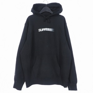 シュプリーム SUPREME 23SS Motion Logo Hooded Sweatshirt モーションロゴ フーディー スウェット シャツ パーカーL ブラック 黒 メンズ