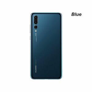 ★HUAWEI ファーウェイ★ P20 Pro (HW-01K) バックパネル バックプレート バッテリーカバー ハウジング 修理交換用 部品 ブルー