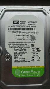 WDC WD5000AVDS-63U7B1 500GB SATA