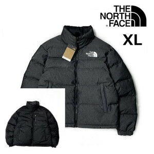 1円～!売切!【正規新品】THE NORTH FACE◆1992 REVERSIBLE NUPTSE JACKET ヌプシ ダウン リバーシブル US限定 デニム(XL)黒 190122-190