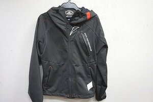 ★ KUSHITANI クシタニ K-1326 MID PARKA ミッドパーカー ブラック サイズL バイク ジャケット