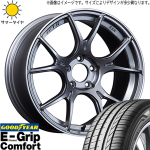 245/45R18 サマータイヤホイールセット スカイライン etc (GOODYEAR EfficientGrip Comfort & SSR GTX02 5穴 114.3)