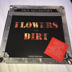 輸入盤　 Paul McCartney　ポールマッカートニー FLOWERS IN THE DIRT　LPサイズです！　Beatles　ビートルズ