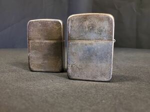 9/2a1 ZIPPO 2点 ジッポー オイルライター STERLING ジッポ 喫煙具 スターリングシルバー SILVER ライター Zippo H 02