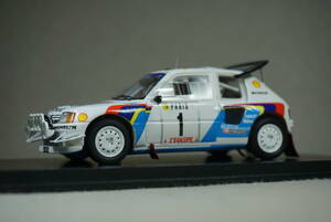 1/43 ライトポッド サロネン モンテ 2位 spark Peugeot 205 T16 Evolution 2 #1 Salonen 1986 WRC Monte 2nd プジョー 205T16 ターボ E2