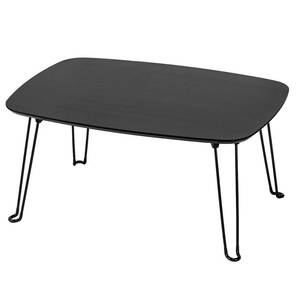 【ニトリ】NITORI シンプルで長く使える木脚折りたたみテーブル KS3 7050 ブラック 8761096