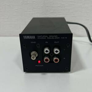 YAMAHA ヤマハ HA-5 PHONO EQUALIZER フォノイコライザー 通電確認のみ 現状品