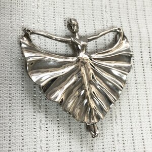 S・H・I・N・J・I アトリエシンジ ブランド バレエ バレリーナ SILVER シルバー ブローチ ペンダントトップ アクセサリー IW408AJ03SHJ//