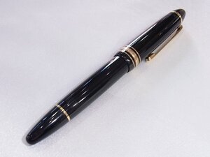 1円～モンブラン MONTBLANC 万年筆 インク切れ 名入り ジャンク マイスターシュティック ペン先750（K18) 動作未確認