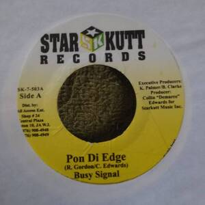 New Generation DJ Pon Di Edge Bussy Signal from Star Kutt