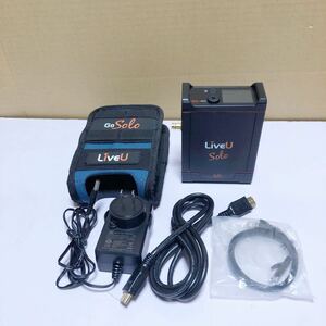 中古LIVEU GO solo LU-SOLO-HDMI-J ライブ配信機 ワイヤレスライブ ビデオストリーミング オーディオエンコーダー 現状品 管理番号SHD115