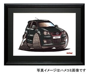 イラスト ポロGTI（４代目・黒）