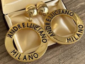 ヴィンテージ ** Andreluciano Milano vintage earrings ヴィンテージイヤリング