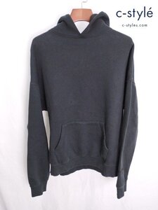 J193b [秋冬][人気] FOG ESSENTIALS エフオージーエッセンシャル フーディー M ブラック 裏起毛 BACK LOGO HOODIE | トップス G