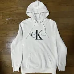 【XS】CALVIN KLEIN JEANS プルオーバー パーカー CKロゴ