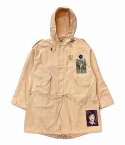 RAF SIMONS 21SS MEDIUM LENGTH PARKA PINKBEIGE/ ラフシモンズ モッズコート ピンクベージュ サイズ:M 店舗受取可