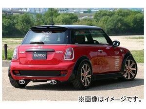 乱人 RANDO Style 120Φ SUS 304オーバルデュアルフルマフラー ミニ クーパーS R56