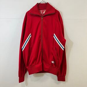 VINTAGE champion トラックジャケット トラックトップ ジャージ フロッキープリント SIRIUS オールド チャンピオン【送料一律/同梱可能】P