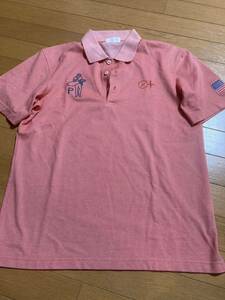 camicia sportiva カミーチャ スポルティーバ　ゴルフポロシャツ　ピンク　サイズ50