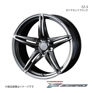 F ZERO/FZ-3 カムリ AXVH70 アルミホイール1本【19×8.0J 5-114.3 INSET45 ダイヤモンドブラック】0039464