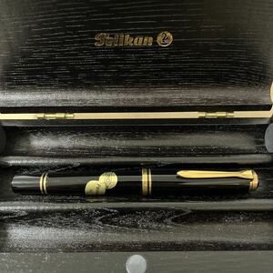 Pelikan ペリカン 万年筆 スーべレーン ＃800 ブラック M (EN刻印+イタリア刻印)