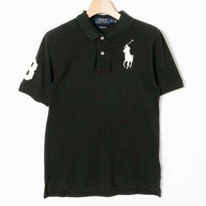 メール便◯ POLO RALPH LAUREN ポロ ラルフローレン キッズ 子供用 クラシックフィット ビッグポニー ポロシャツ 男の子 M10-12 ブラック