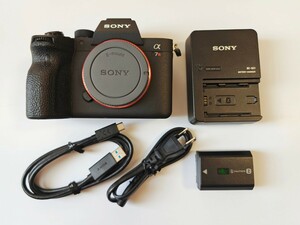 SONY ソニー α7RIV A ボディ ILCE-7RM4A シャッター回数10489回 多言語対応