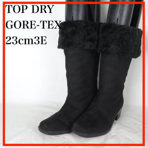 EB6513*TOP DRY GORE-TEX*トップドライ*レディースショートブーツ*23cm3E*黒