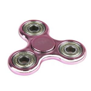 送料164円～ピンクメタリックカラーハンドスピナー Fidget Hand Spinner スピナー