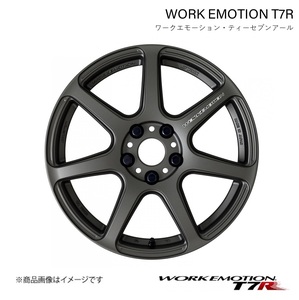 WORK EMOTION T7R マツダ MPV (除く23T) DBA-LY3P 1ピース ホイール 1本【18×7.5J 5-114.3 INSET47 マットカーボン】