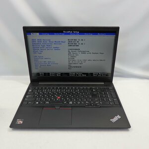 Lenovo ThinkPad E595 AMD Ryzen 5 3500U 2.1GHz/8GB/SSD256GB/15インチ/OS無/動作未確認【栃木出荷】