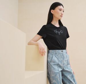 2024秋冬 エルメス Tシャツ カルトゥッシュ 《モール》