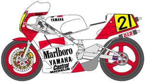 1/12キット ヤマハ YZR500 1987 マルボロ 平忠彦　