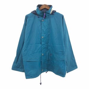 HELLY HANSEN ヘリーハンセン ナイロン マウンテンパーカー アウトドア グリーン (メンズ M) 中古 古着 Q2355