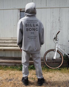 ★送料無料★2024秋冬 新品【BILLABONG/ビラボン】WAVE LAYER セットアップ パーカー GRH メンズM BE012022